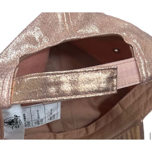 Disney Parks Metallic Rose Gold Mickey Mouse
Adult Hat New No Tags main image 6
